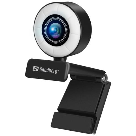 134-21 webcam 2 MP 1920 x 1080 Pixel USB 2.0 Nero - Foto 1