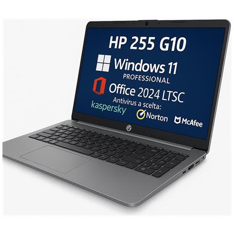 Hp 250 G10 Notebook 15,6"" Fhd (1920×1080) – Intel Core I3-n305, 8 Gb Ddr4, 512 Gb Ssd, Windows 11 Professional + Office 2024 Ltsc + Antivirus A Scelta - Foto 1