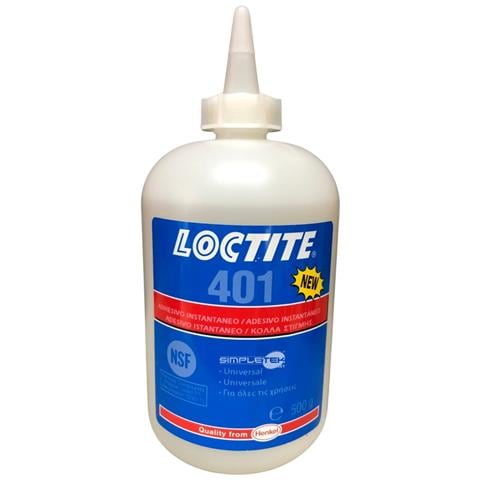 Loctite 401 500gr Adesivo Istantaneo Liquido Universale Legno Carta Cuoio Ferro - Foto 2
