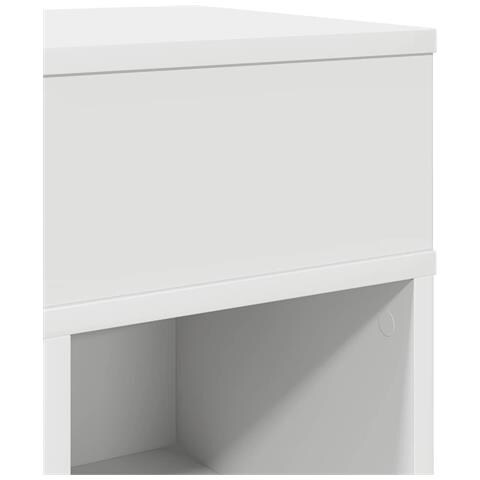 Comodino con Cassetto Bianco 25x31x66 cm - Foto 9