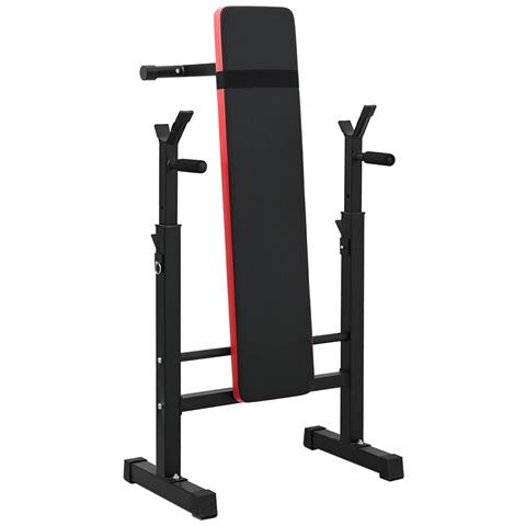 Panca per pesi regolabile con stazione per dip Nera in Acciaio - Foto 2