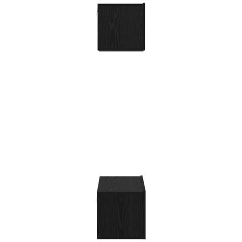 Set mobile TV 2 pcs Rovere nero 80 x 30 x 30 cm - Foto 9