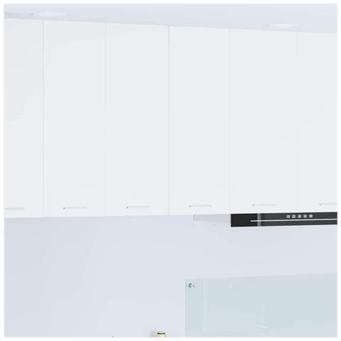 Armadio pensile Riga Bianco 30 x 31 x 80 cm Legno multistrato - Foto 2
