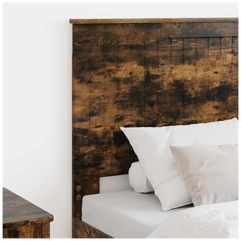 Testiera con testiera Rovere fumé 80 cm Legno multistrato - Foto 2