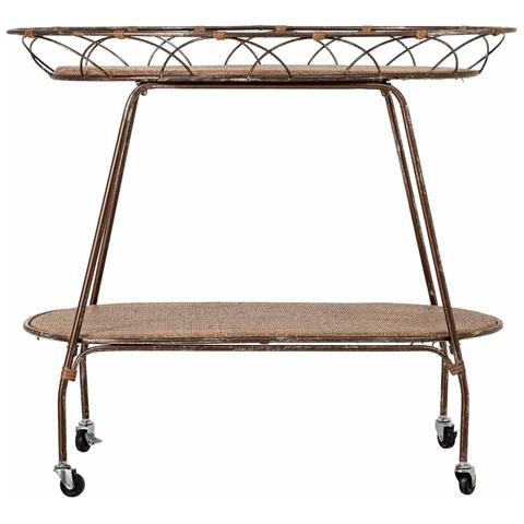 Scaffale Espositivo In Metallo Marroni, 84,46x48,26x73,03h Cm - Foto 2