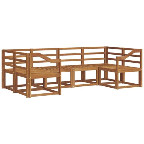 Set di divani da esterno 6 pcs Naturale - Foto 1
