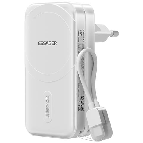 Power Bank - Bianco, 5000 mAh - Foto 1