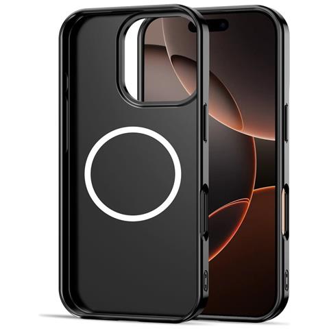 Custodia Per Iphone 16 Pro Max Con Magsafe Nera E Rossa - Foto 2