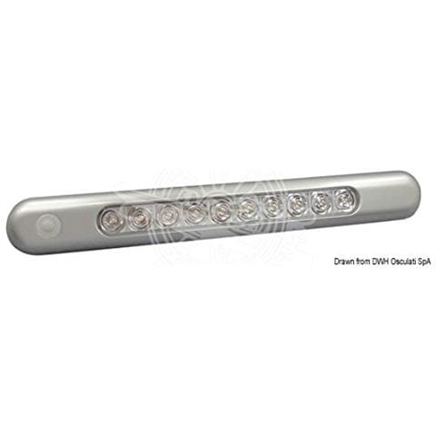Plafoniera LED da appoggio crom. 310x40x11,5 mm - Foto 1