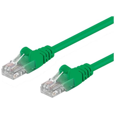 ICOC CCA6U-050-GREE - Cavo di rete Patch CCA Cat. 6 Verde UTP 5 m - Foto 1