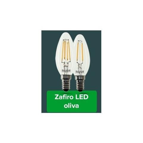 Oliva Zafiro 4W E14 Non specificato Bianco caldo - Foto 1