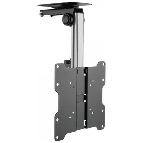 Staffa TV da Soffitto Dritto e Inclinato per TV LED /LCD 17"-37" Nero - Foto 12