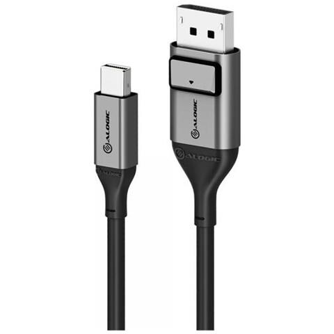 Ulmdpdp02-sgr Cavo Displayport 2 M Mini Displayport Nero, Grigio (8k Minidisplayporttodsplyp Cble 2m) - Foto 1
