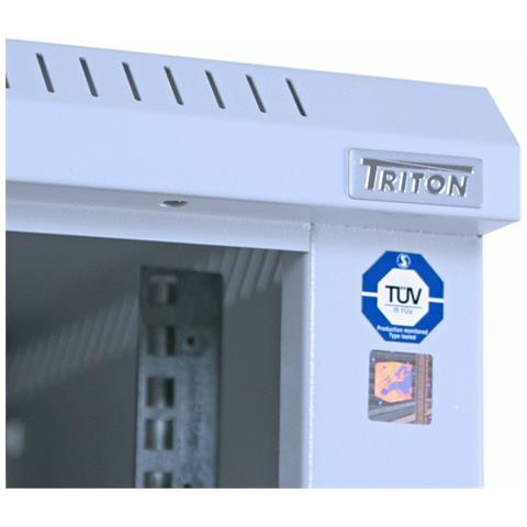 19" Delta S rack 18U / 600x600, glass grey, Libera installazione, Grigio, 600 x 600 x 900 mm - Foto 1