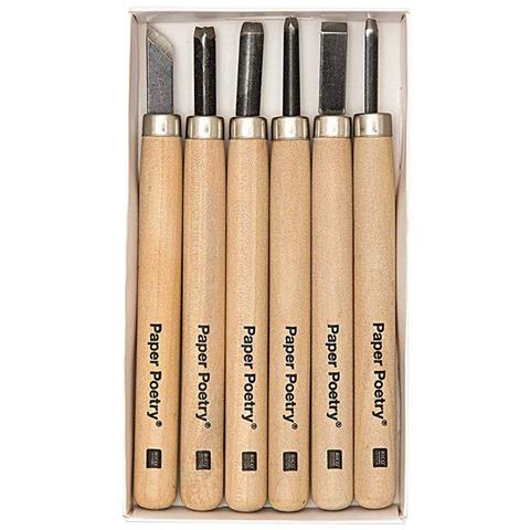 6 Coltelli Da Intaglio Per Timbri - Foto 1