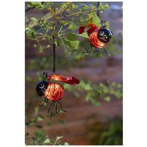 Coccinella Solare A Clip - In Plastica - Durata Dell'illuminazione 8 H - Foto 1