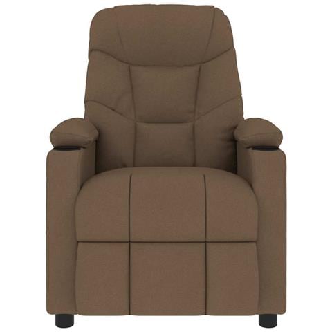 Poltrona Massaggiante Marrone in Tessuto - Foto 2