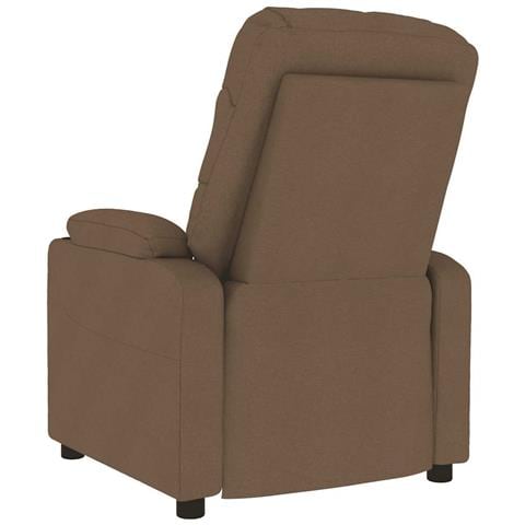 Poltrona Massaggiante Marrone in Tessuto - Foto 8