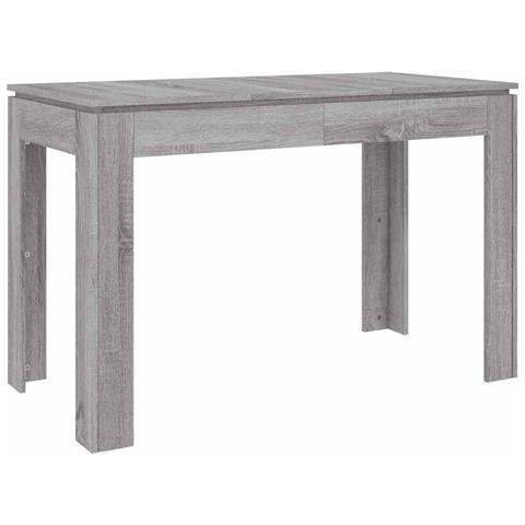 Tavolo Da Pranzo Grigio Sonoma 120x60x76 Cm Legno Multistrato - Foto 2