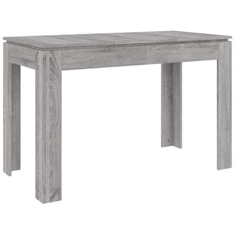 Tavolo Da Pranzo Grigio Sonoma 120x60x76 Cm Legno Multistrato - Foto 1