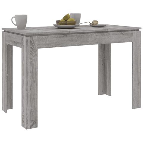 Tavolo Da Pranzo Grigio Sonoma 120x60x76 Cm Legno Multistrato - Foto 8