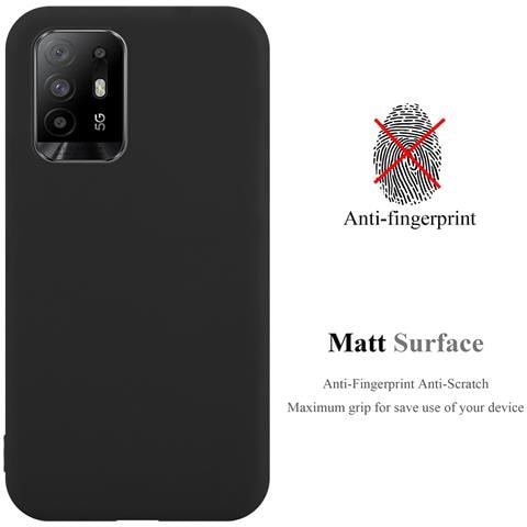 Custodia Compatibile Con Oppo A94 5g In Candy Nero - Coperchio Protettivo In Silicone Tpu Flessibile - Foto 2