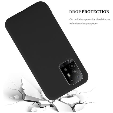 Custodia Compatibile Con Oppo A94 5g In Candy Nero - Coperchio Protettivo In Silicone Tpu Flessibile - Foto 7