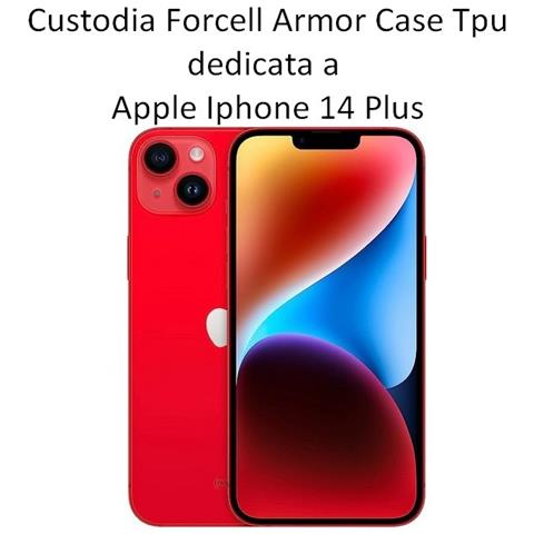 Custodia Armor Case Tpu Cover Per Apple Iphone 14 Plus Black - Foto 2