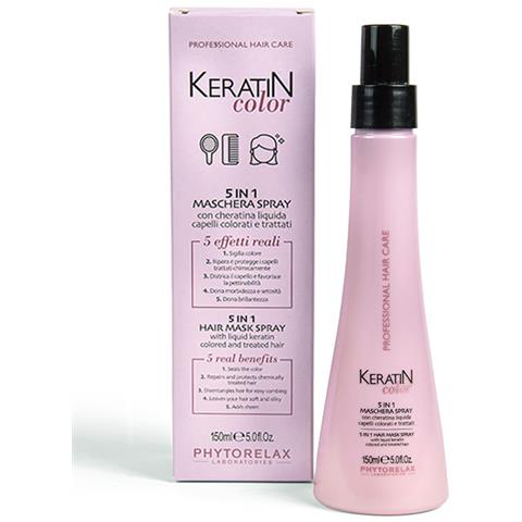 Keratin Color 5 in 1 maschera spray 150 ml - Foto 1