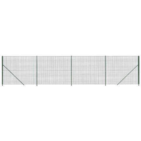Recinzione Metallica Con Flangia Verde 1,8x10 M - Foto 1