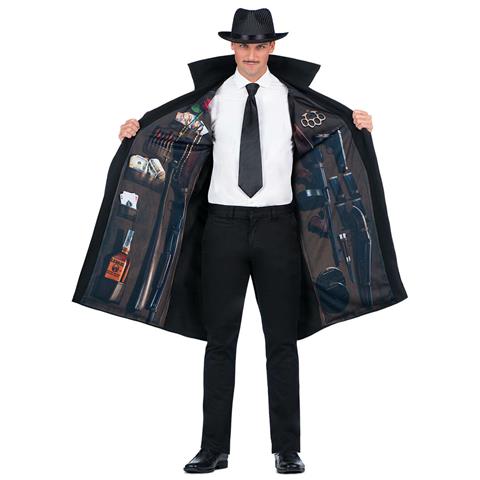 Costume Per Adulti My Other Me Mafioso Taglia Unica Nero (2 Pezzi) - Foto 1