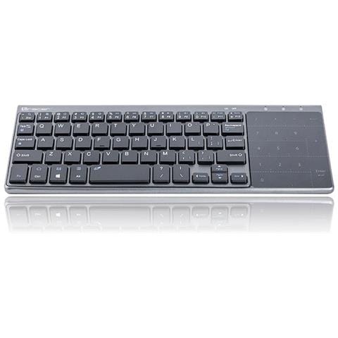 Tastiera con Touchpad Wireless 5907512868027  per Business (Layout QWERTY) Colore Nero, Grigio - Foto 3