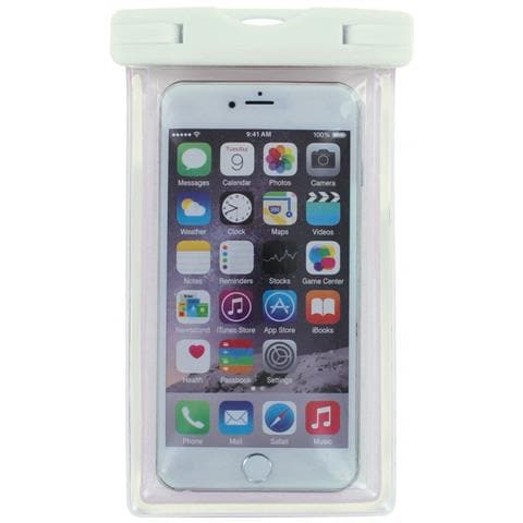 Custodia Impermeabile Ipx8 Immersione 10 Metri Taglia Universale, Bianco - Foto 1