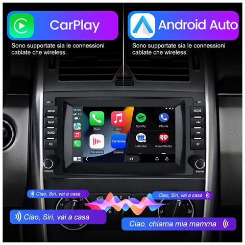 Autoradio Per Mercedes Benz Vito Viano /sprinter W639 W245/classe B /classe A W169, 7 Pollici Car Radio Android (2+32gb) Carplay Android Auto Bluetooth Gps Fm - Foto 2