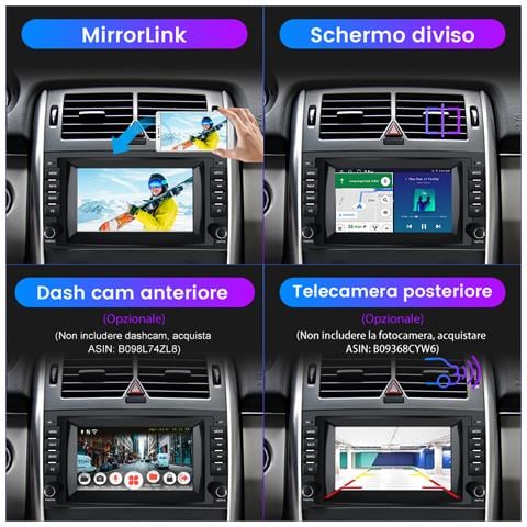 Autoradio Per Mercedes Benz Vito Viano /sprinter W639 W245/classe B /classe A W169, 7 Pollici Car Radio Android (2+32gb) Carplay Android Auto Bluetooth Gps Fm - Foto 7
