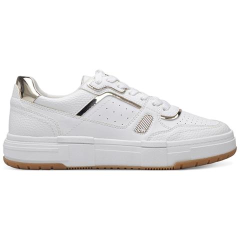 White, Gold Casual Closed Sport Shoe Sneakers Sintetico E Tessile Scarpe Donna Bianco Eu 36, 1-23718-20 190 - Foto 1