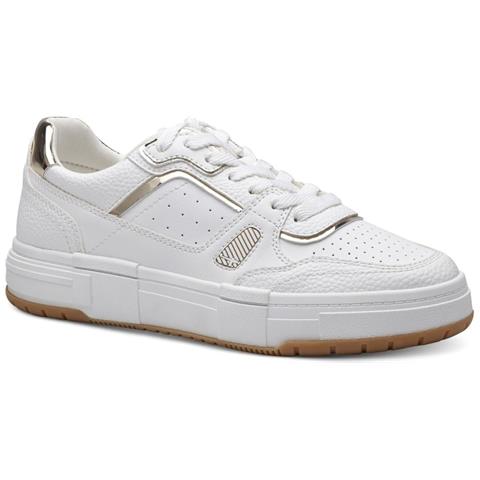 White, Gold Casual Closed Sport Shoe Sneakers Sintetico E Tessile Scarpe Donna Bianco Eu 36, 1-23718-20 190 - Foto 2