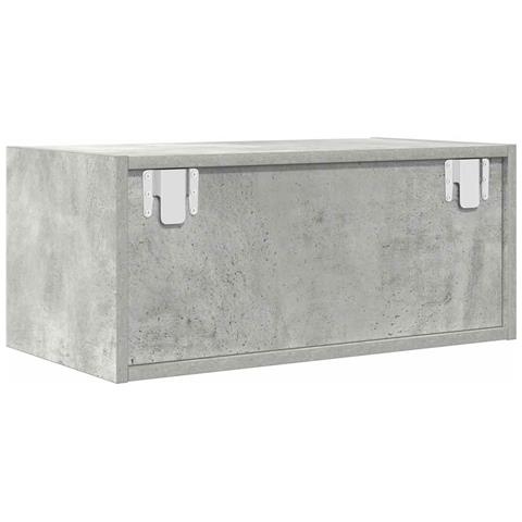 Mobili TV 2 pz Grigio Cemento 60x31x25,5cm in Legno Multistrato - Foto 9