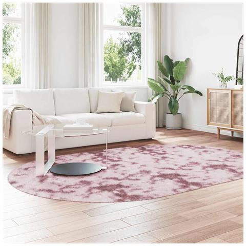 Tappeto Shaggy a Pelo Lungo NAVARRA Rosa Antico 300x200 cm - Foto 2
