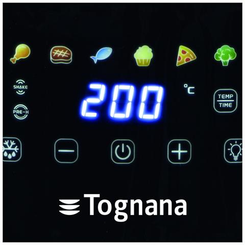 Friggitrice ad Aria D2DFA05IRZU Capacità 8 Litri 2000 Watt Colore Nero Blu - Foto 2