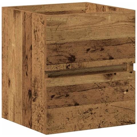 Mobile Lavabo Da Bagno Legno Antico 41x38,5x45 Cm In Truciolato - Foto 2