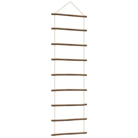 Decorazione Da Parete A Forma Di Scala 50x150 Cm Ramo Naturale - Foto 1