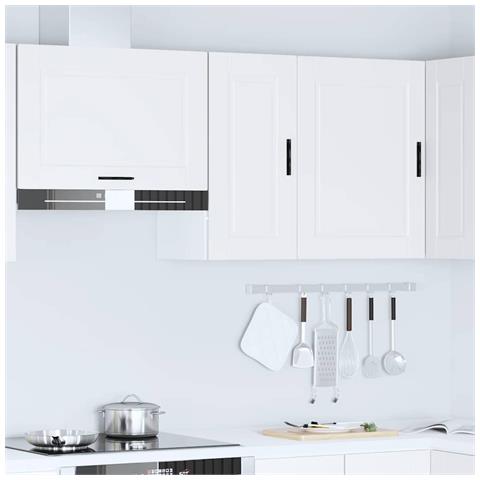 Pensile Da Cucina Porto Bianco In Legno Multistrato - Foto 3