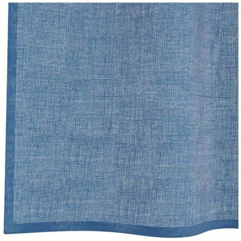 Tende In Voile Con Passanti 2 Pz Blu Reale 140x260 Cm - Foto 2