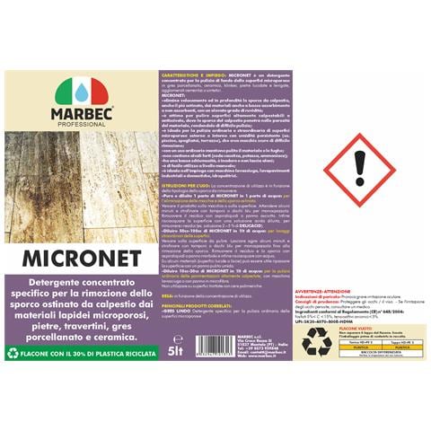 Micronet 5ltx4pz - Detergente Per Gres Porcellanato E Pietre - Foto 5