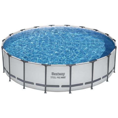 Piscina Fuori Terra - In Giro - 549x122 Cm - Grigio - Include Accessori Coordinati Cb36 - Foto 6