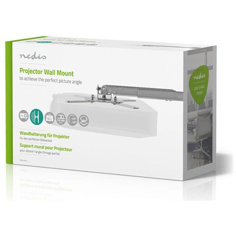 Nedis PJWM100GY, Parete, 10 kg, Argento, Acciaio, 0 - 90°, 500 cm - Foto 2