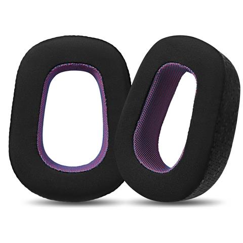 Cuscinetti Auricolari Di Ricambio Per Logitech Zone Vibe 100, Confezione Da 2, Nero/viola - Foto 3