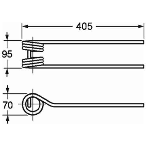 Dente Girello Adattabile Ima La Rocca Filo 9 Confezione Da 5 Pezzi - Foto 1