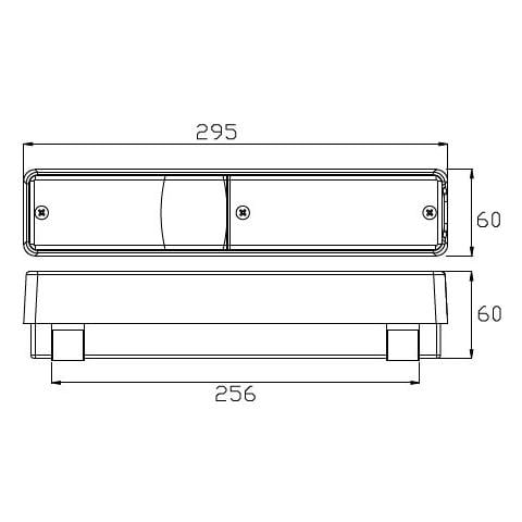 Fanale Posteriore 3 Luci Dx-sx Fissaggio Con Viti M5 - Foto 2